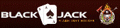 Black Jack Flashlight Holder logo